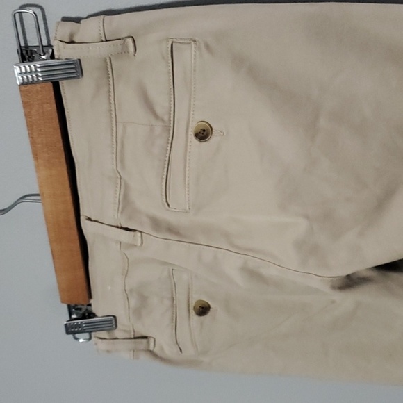 American EAGLE outfitters Beige Slim Fit Skinny Pants Flat Front Chino - Picture 9 of 14